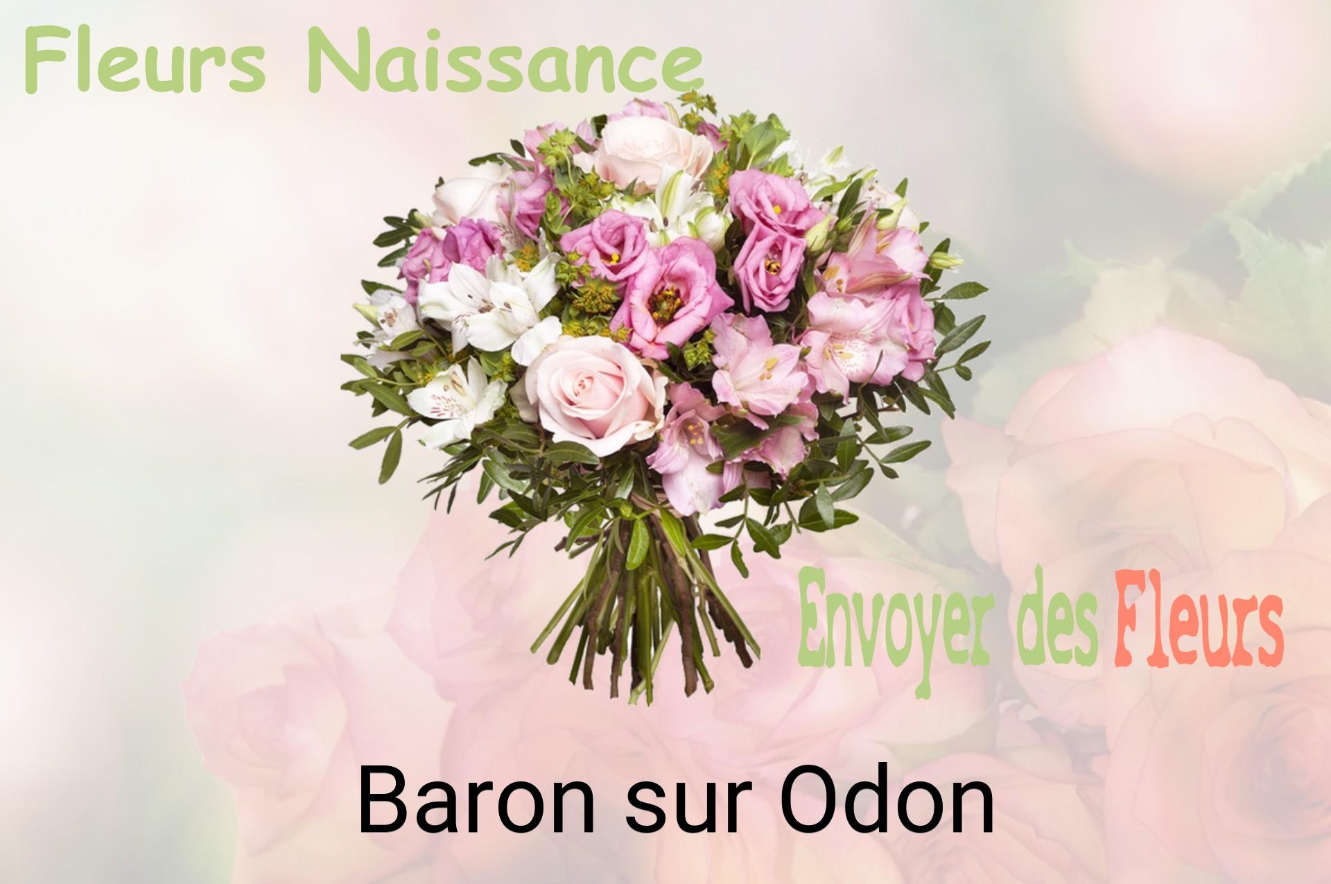 Bouquet de fleurs de naissance livré à Baron-sur-Odon